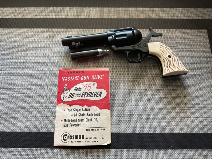 Hahn 45 Single Action BB Gun Western Box instructions - Image 6