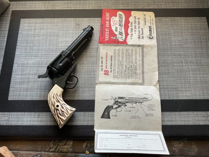 Hahn 45 Single Action BB Gun Western Box instructions - Image 4