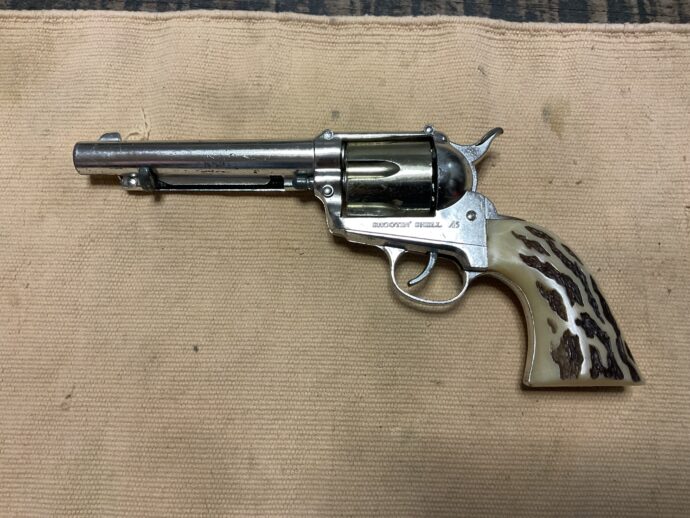 Mattel Shootin Shell 45 Cap Gun Western